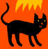 Halloween Symbol Black Cats